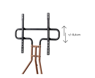 Hama Stojak do TV typu sztaluga wygląd drewna VESA 600x400 75" - 1516985 - zdjęcie 4